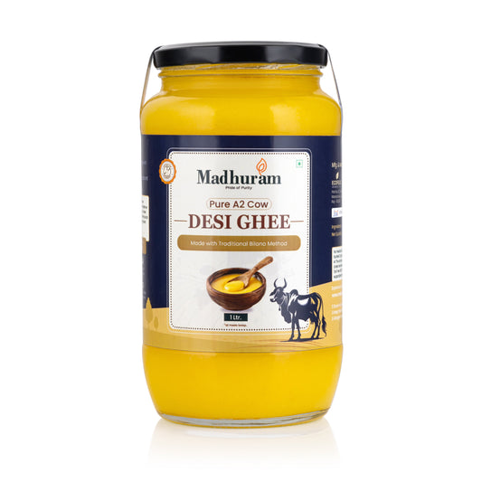 A2 Pure Desi Cow Ghee - MADHURAM
