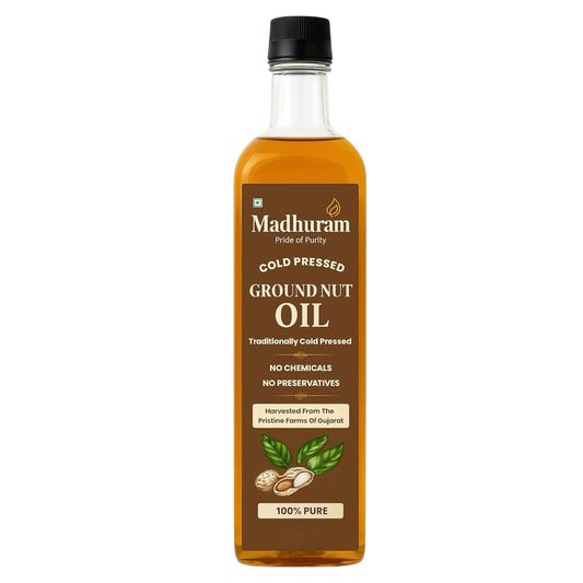 Madhuram Cold-Pressed Groundnut Oil | Pure Peanut Oil