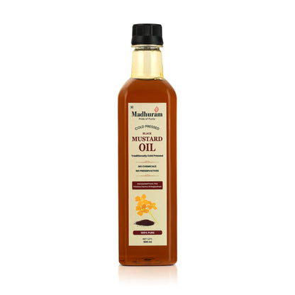 Cold Pressed Black Mustard Oil - MADHURAM