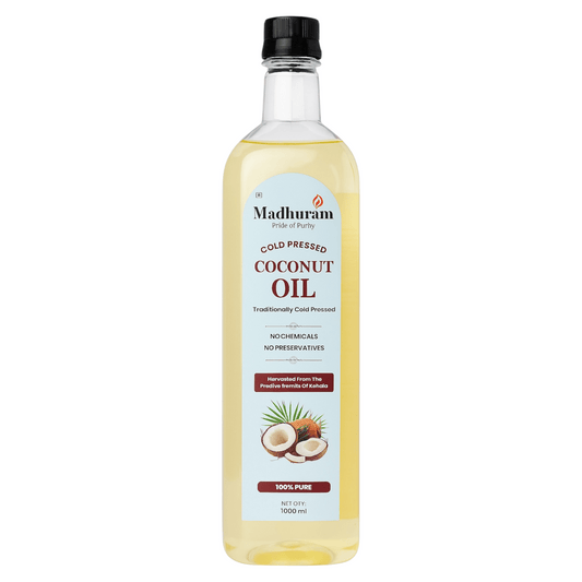 Cold Pressed Coconut (Khopra) Oil - MADHURAM